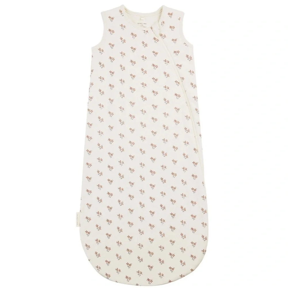 QUINCY MAE Summer Flower Jersey Sleep Bag- Size 0-6M